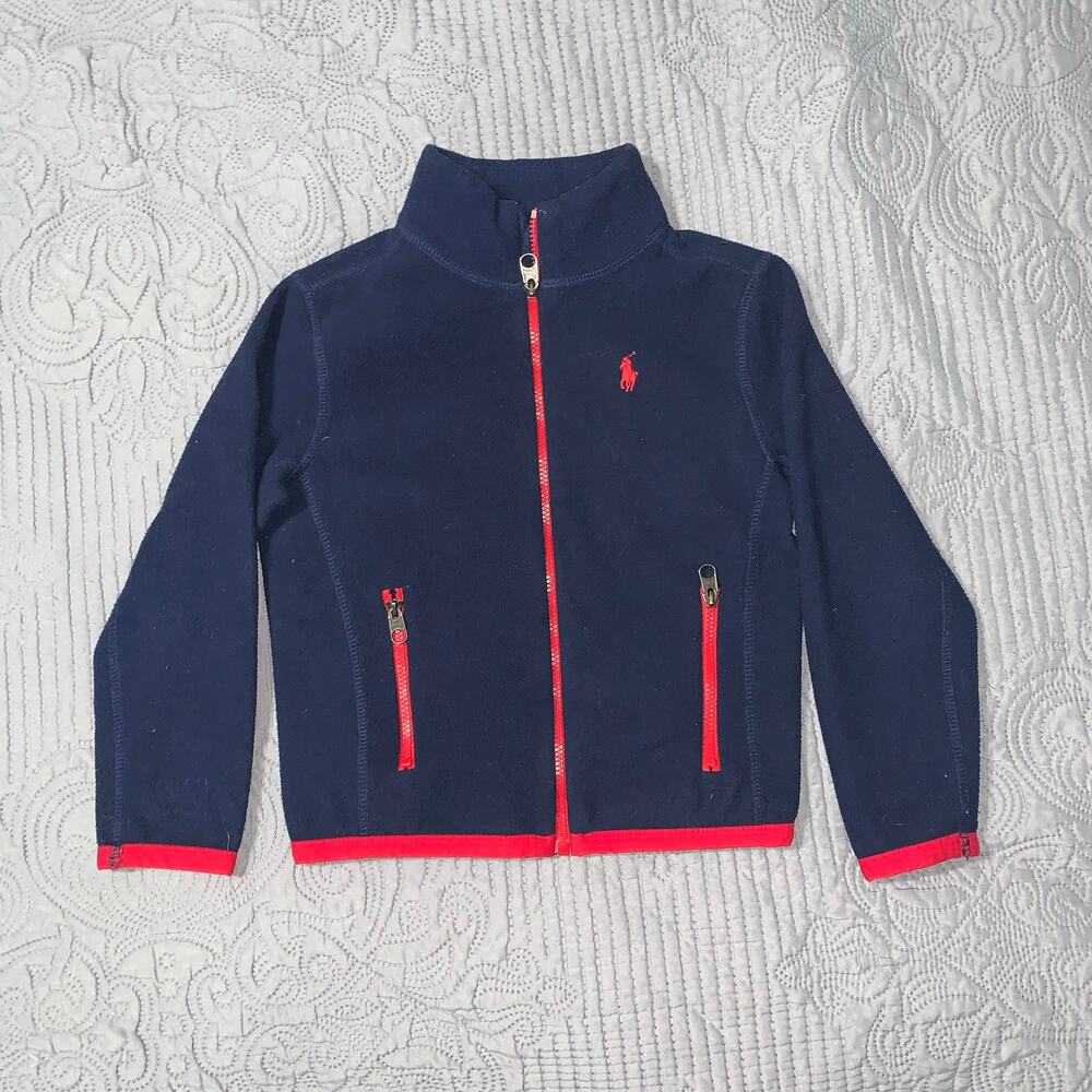 Polo Ralph Lauren Toddler 3T Navy Fleece Jacket –